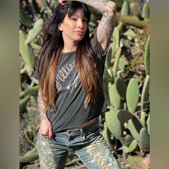 Midnight Rider Retro Willie Nelson Tee - Picture 3 of 8